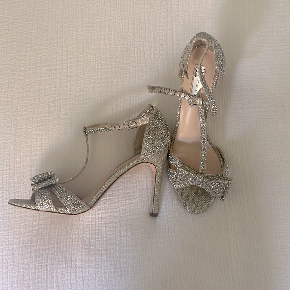 Sparkly T-Strap Heels